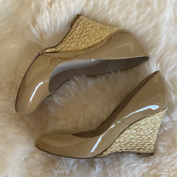 LK Bennett Maddox Wedge Pump in Nude Taupe - Picture 4 of 9